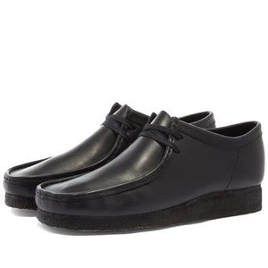 Clarks Originals Wallabee Black Leather Sz 9